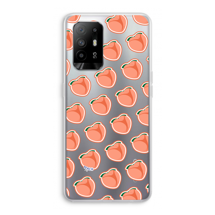 Just peachy: Oppo A95 5G Transparant Hoesje