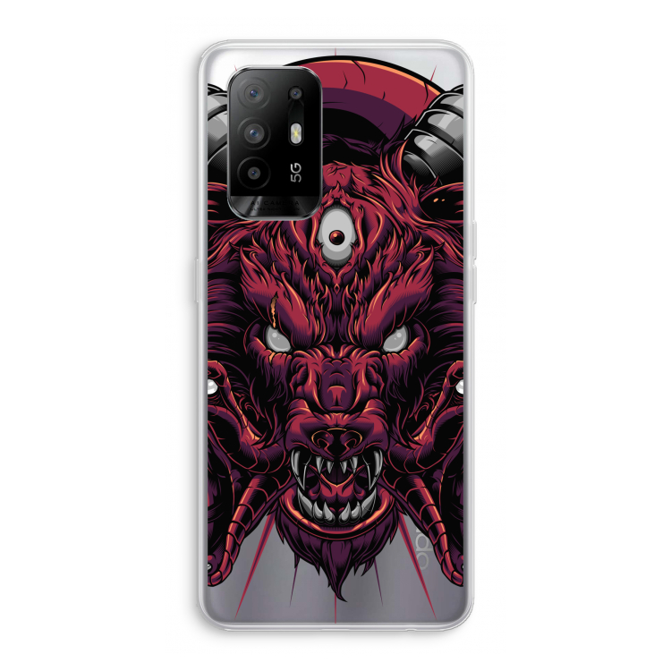 Hell Hound and Serpents: Oppo A95 5G Transparant Hoesje