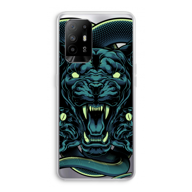 Cougar and Vipers: Oppo A95 5G Transparant Hoesje