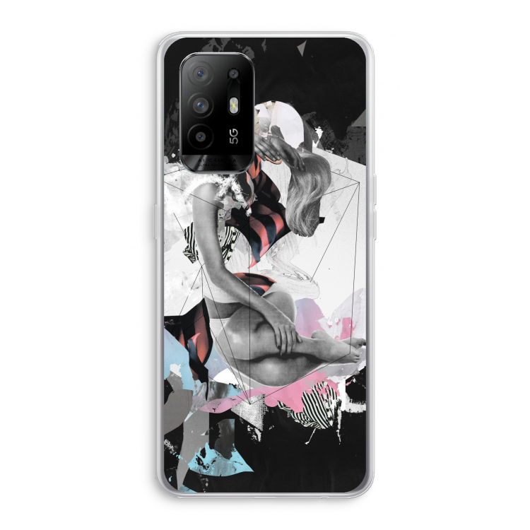 Camouflage de sommeil: Oppo A95 5G Transparant Hoesje