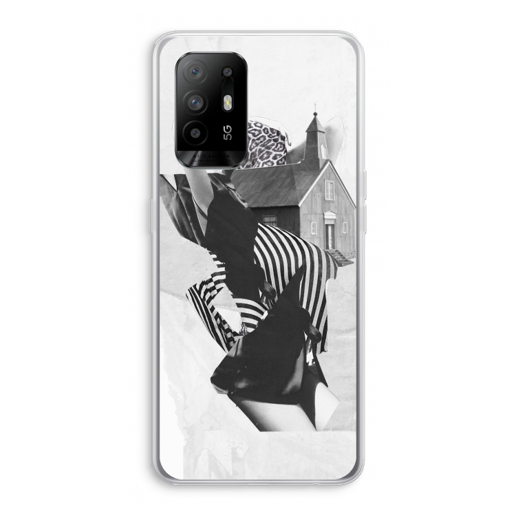 House: Oppo A95 5G Transparant Hoesje
