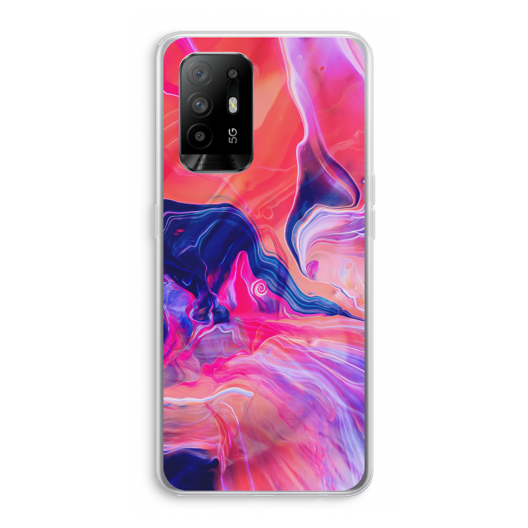 Earth And Ocean: Oppo A95 5G Transparant Hoesje