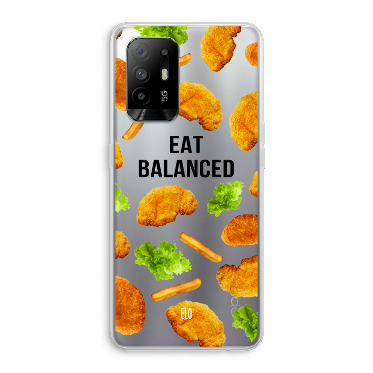 Eat Balanced: Oppo A95 5G Transparant Hoesje