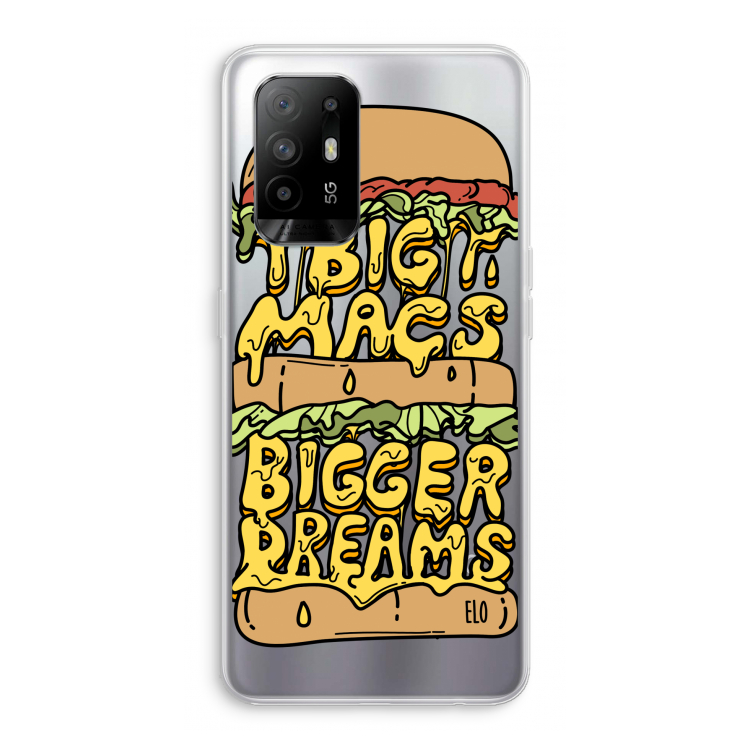 Big Macs Bigger Dreams: Oppo A95 5G Transparant Hoesje