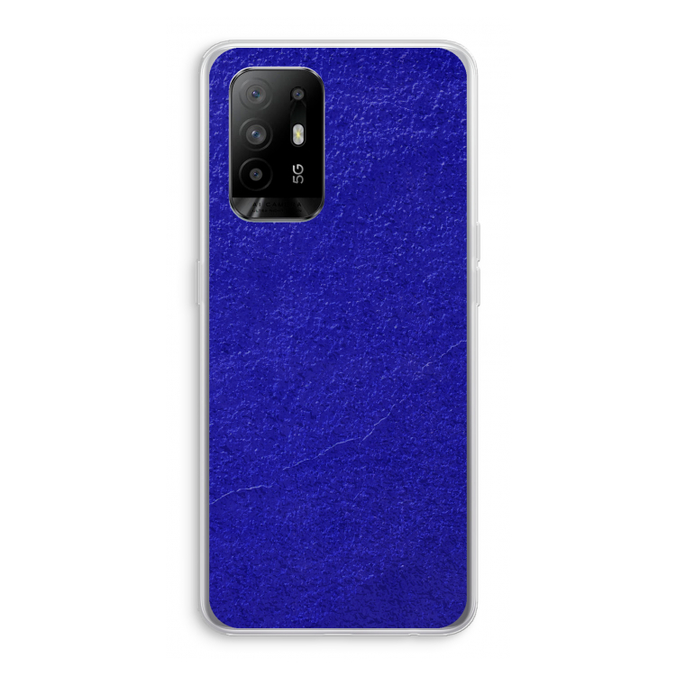 Majorelle Blue: Oppo A95 5G Transparant Hoesje