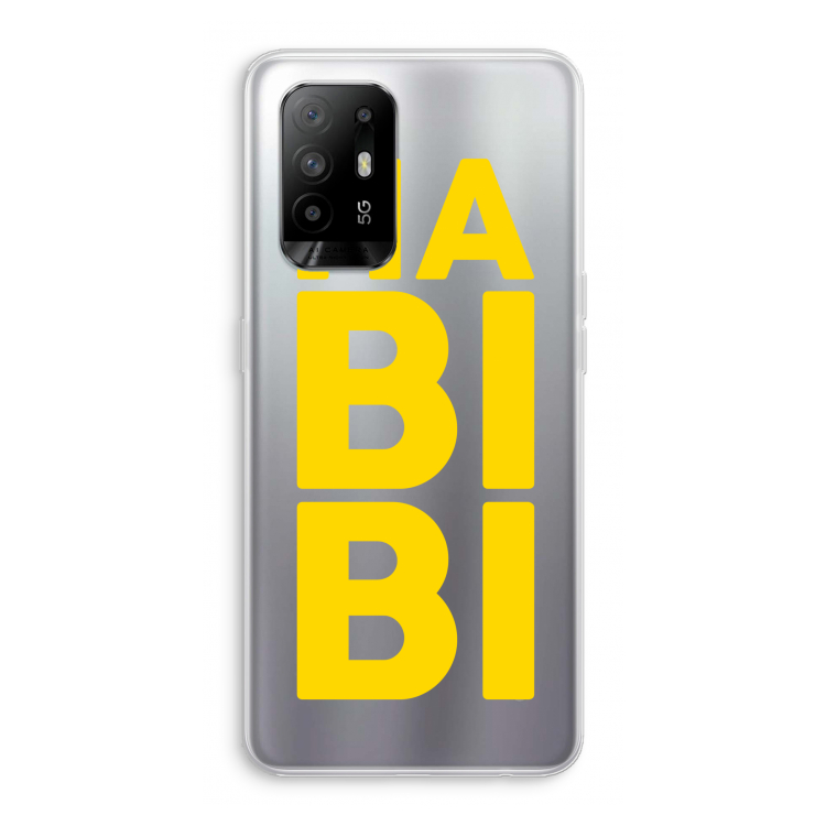 Habibi Blue: Oppo A95 5G Transparant Hoesje