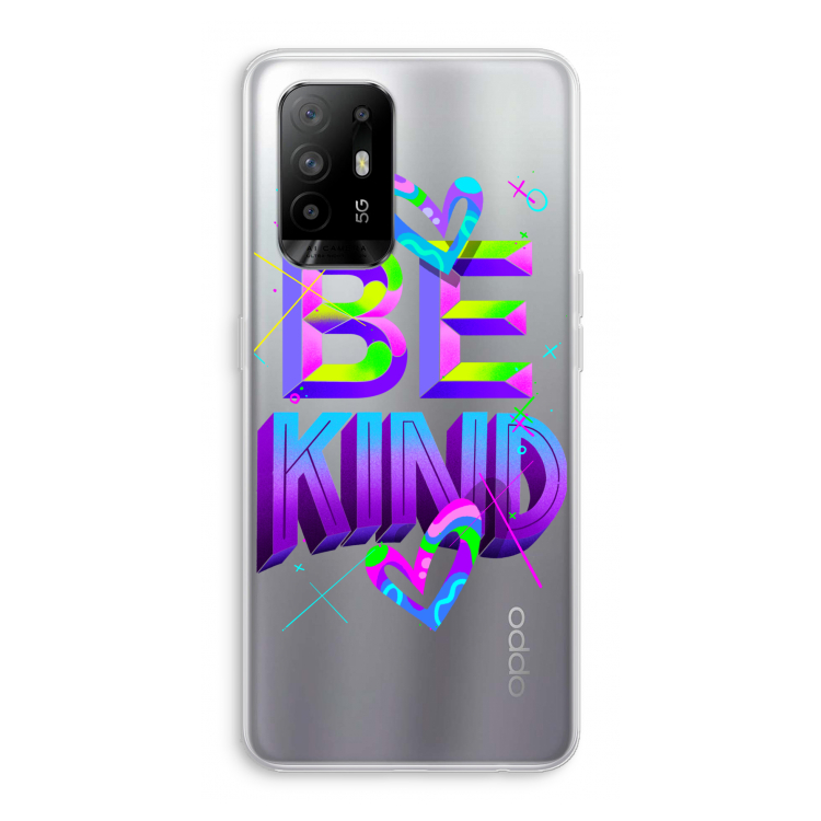 Be Kind: Oppo A95 5G Transparant Hoesje