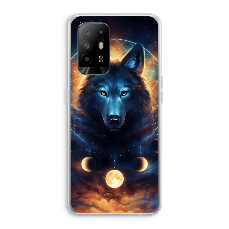 Wolf Dreamcatcher: Oppo A95 5G Transparant Hoesje