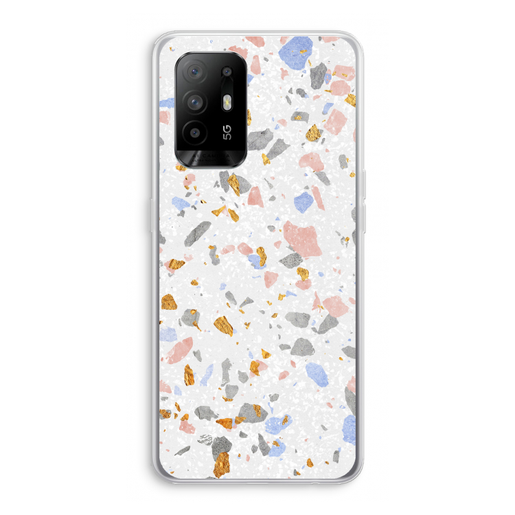 Terrazzo N°8: Oppo A95 5G Transparant Hoesje