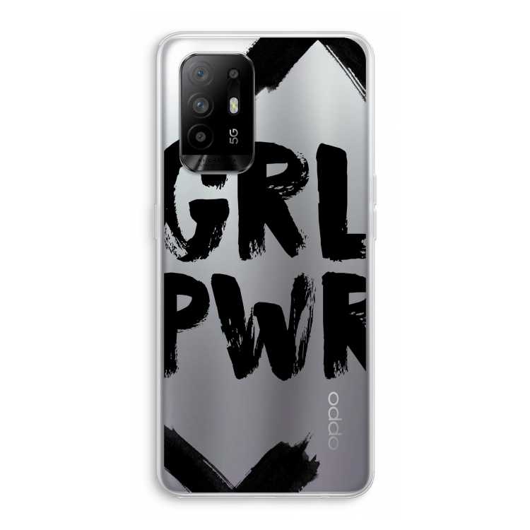 Girl Power #2: Oppo A95 5G Transparant Hoesje