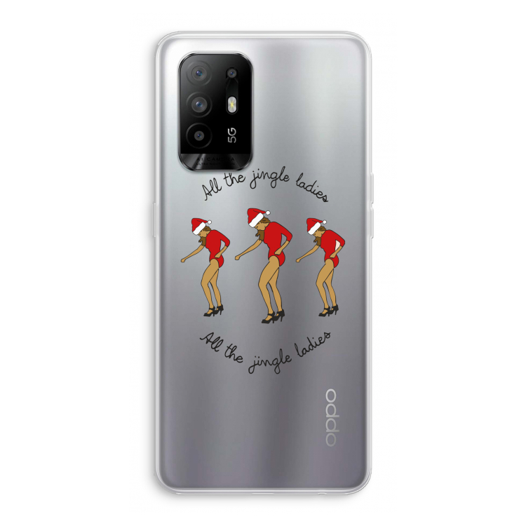 Jingle Ladies: Oppo A95 5G Transparant Hoesje