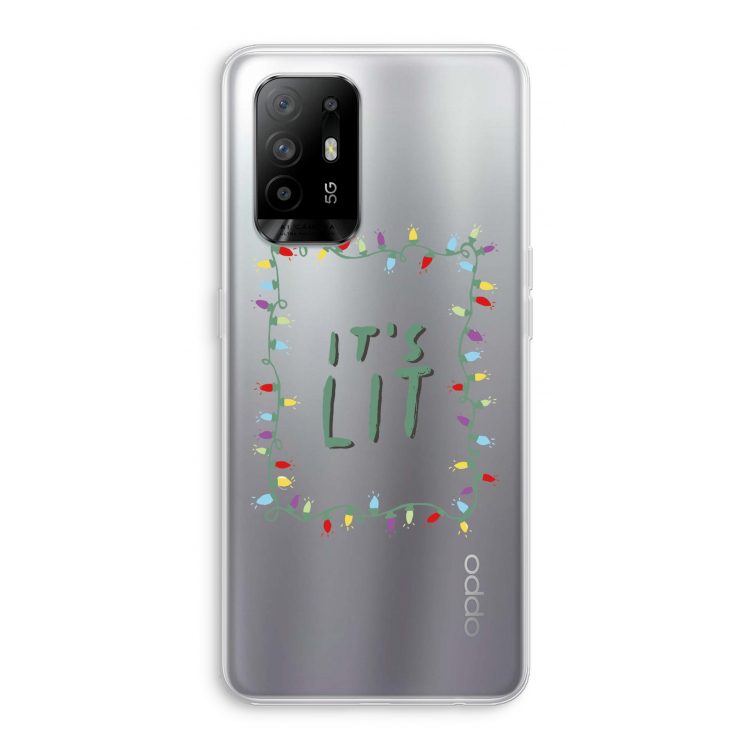 It's Lit: Oppo A95 5G Transparant Hoesje