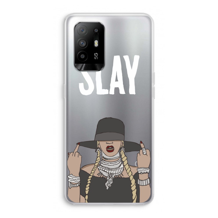 Slay All Day: Oppo A95 5G Transparant Hoesje