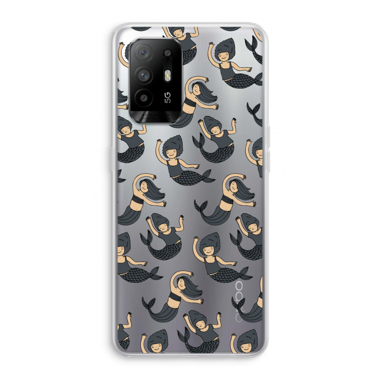 Zeemeermin: Oppo A95 5G Transparant Hoesje