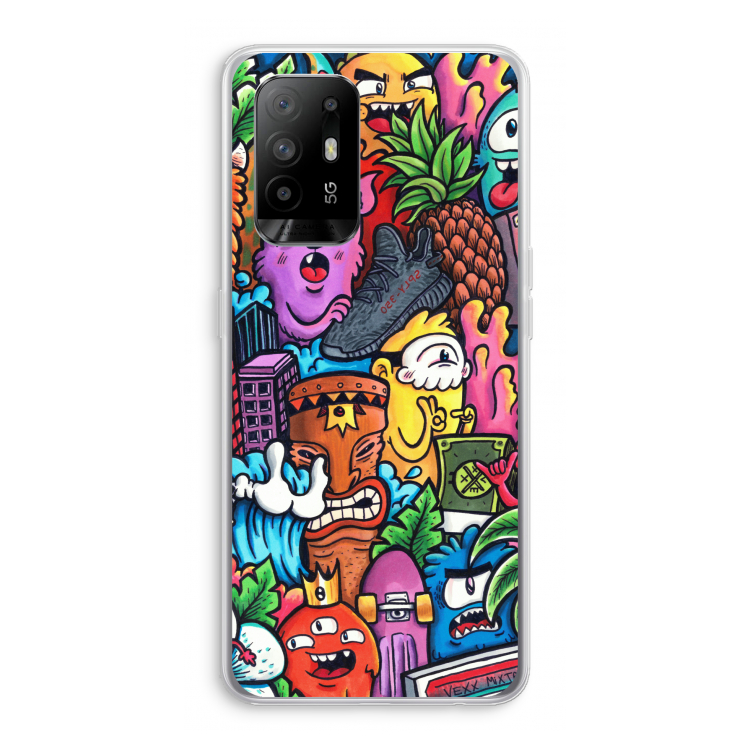 Vexx Mixtape: Oppo A95 5G Transparant Hoesje