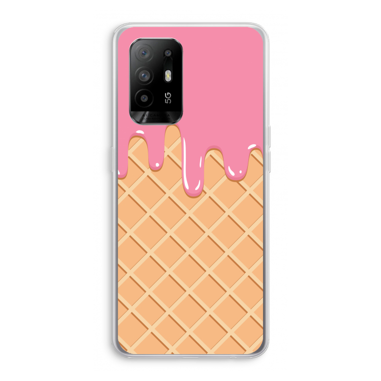Ice cream: Oppo A95 5G Transparant Hoesje