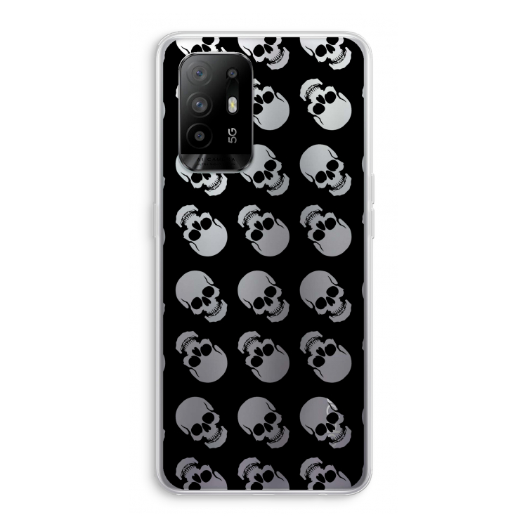 Musketon Skulls: Oppo A95 5G Transparant Hoesje