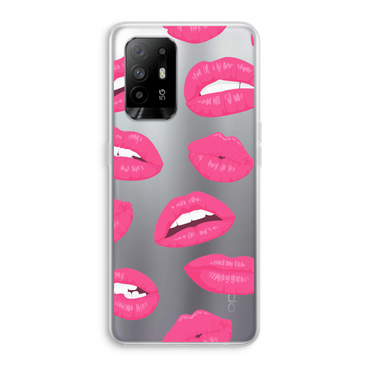 Bite my lip: Oppo A95 5G Transparant Hoesje
