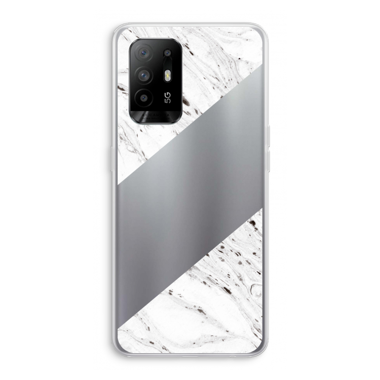 Biggest stripe: Oppo A95 5G Transparant Hoesje