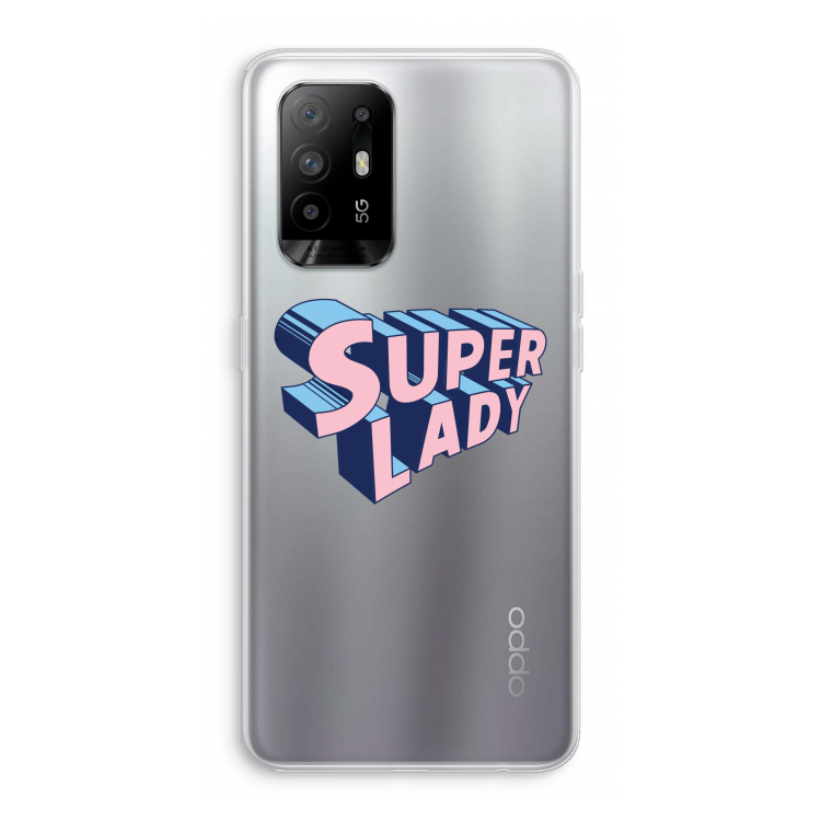 Superlady: Oppo A95 5G Transparant Hoesje
