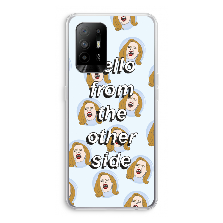 Hello: Oppo A95 5G Transparant Hoesje