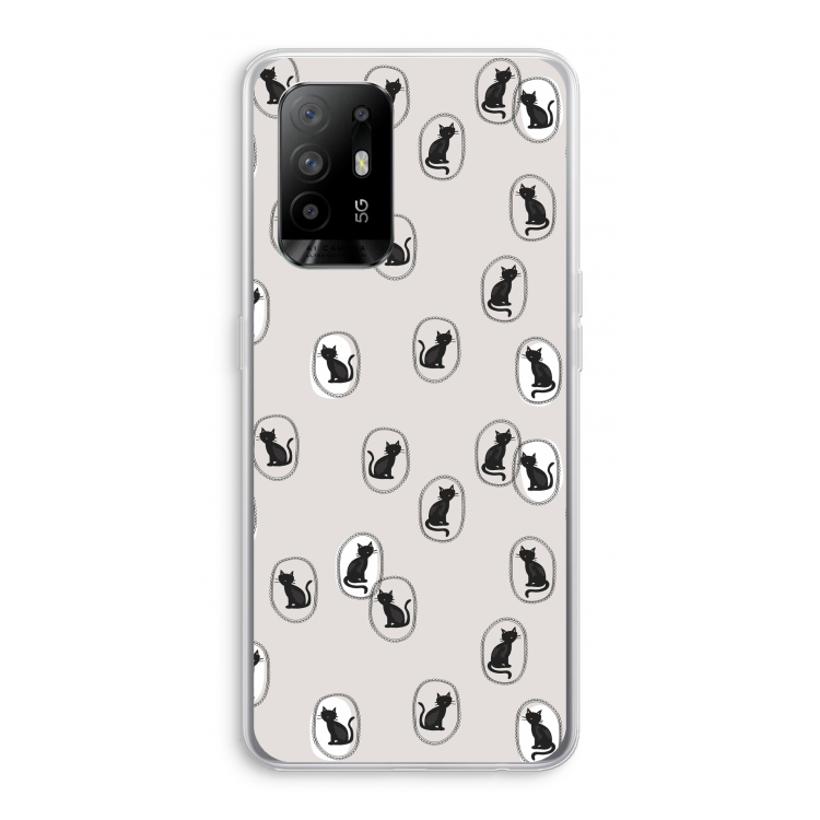 Miauw: Oppo A95 5G Transparant Hoesje