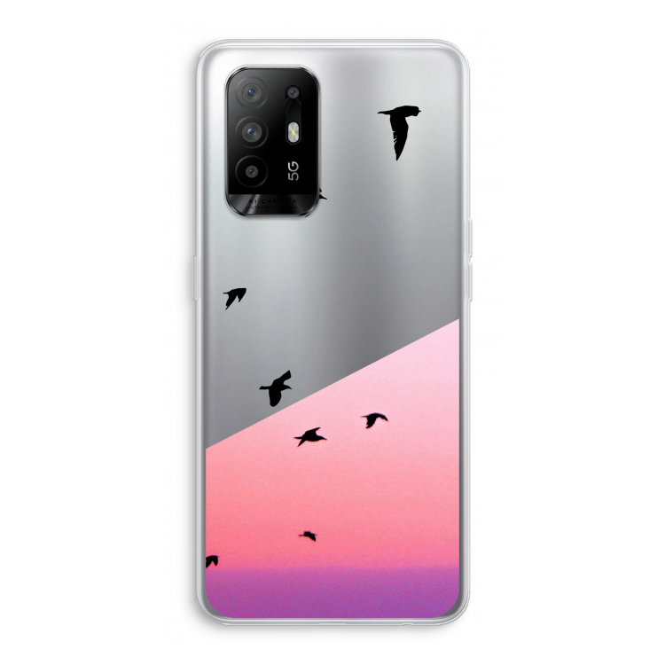 Fly away: Oppo A95 5G Transparant Hoesje