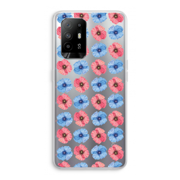 Klaproosjes: Oppo A95 5G Transparant Hoesje