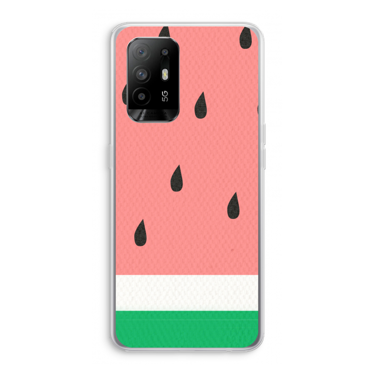 Watermeloen: Oppo A95 5G Transparant Hoesje