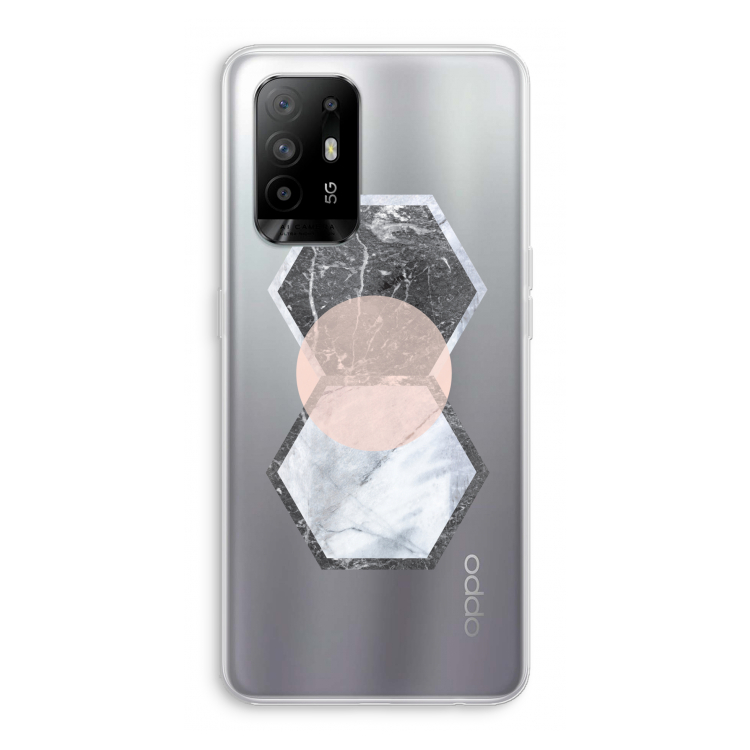 Creatieve toets: Oppo A95 5G Transparant Hoesje