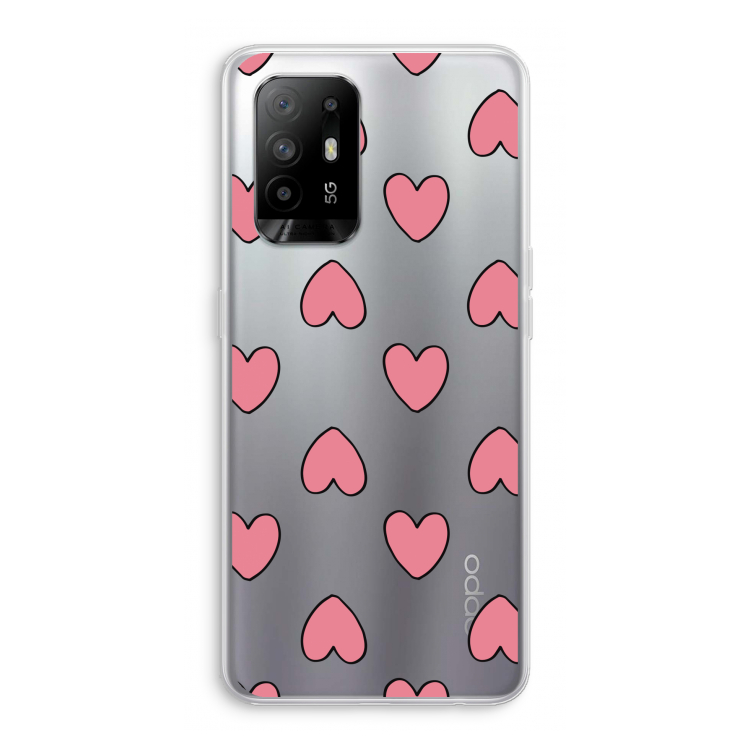 Ondersteboven verliefd: Oppo A95 5G Transparant Hoesje