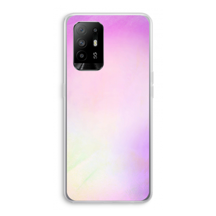 Flow mist pastel: Oppo A95 5G Transparant Hoesje