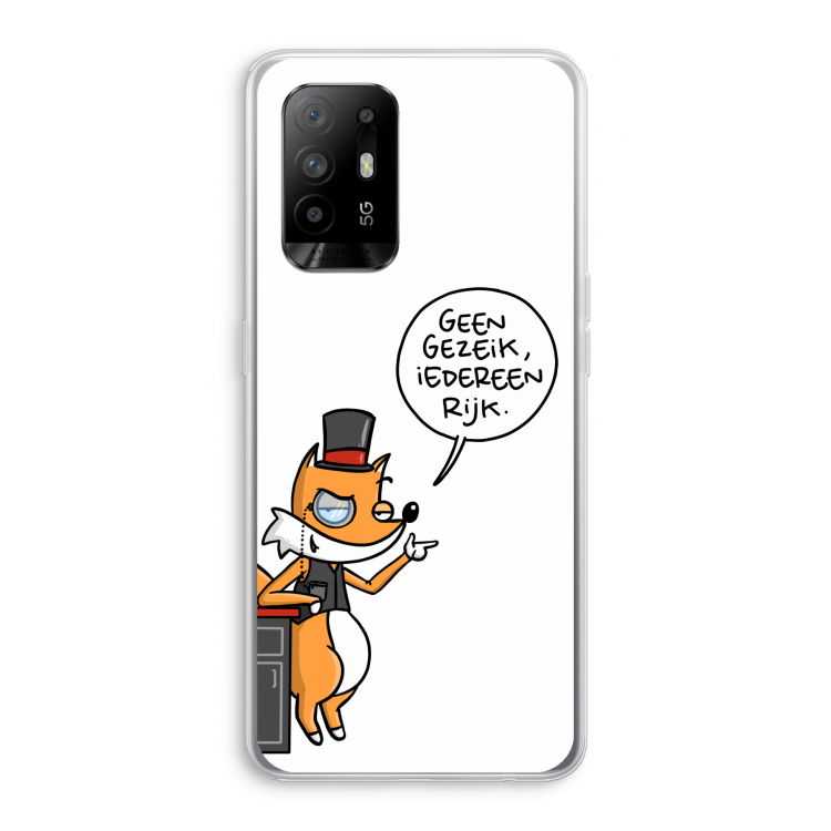 Geen Gezeik: Oppo A95 5G Transparant Hoesje