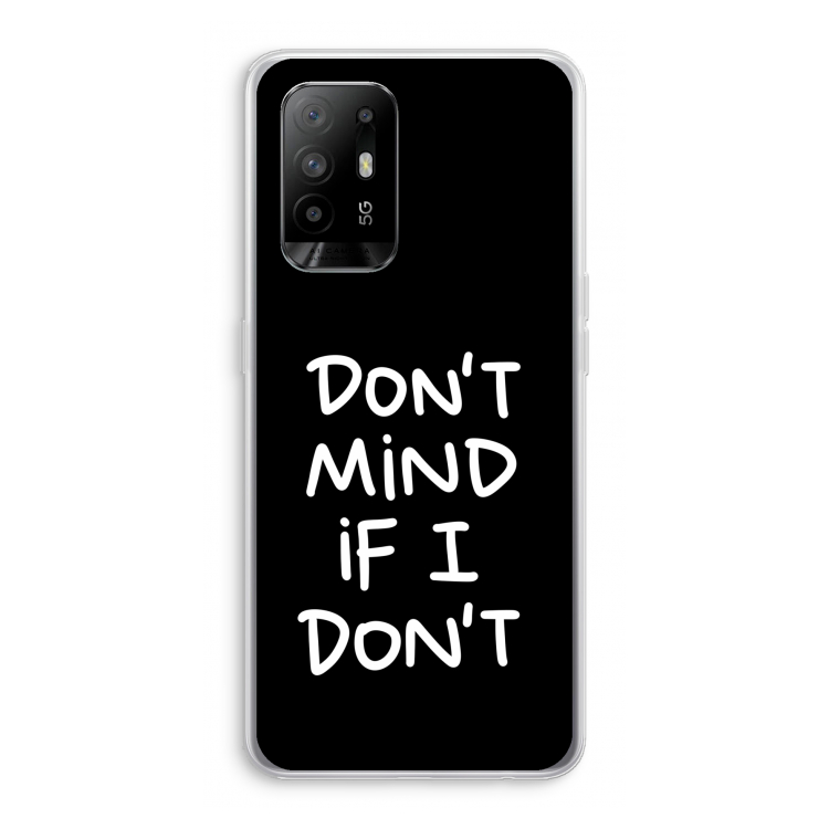 Don't Mind: Oppo A95 5G Transparant Hoesje