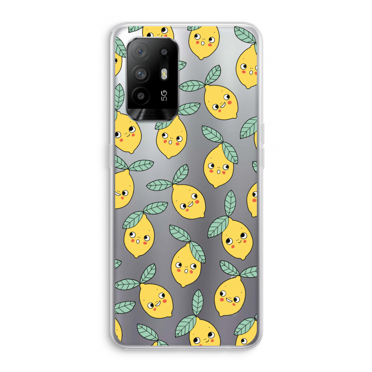 Citroenen: Oppo A95 5G Transparant Hoesje