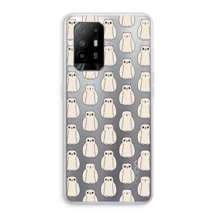 Uilen: Oppo A95 5G Transparant Hoesje