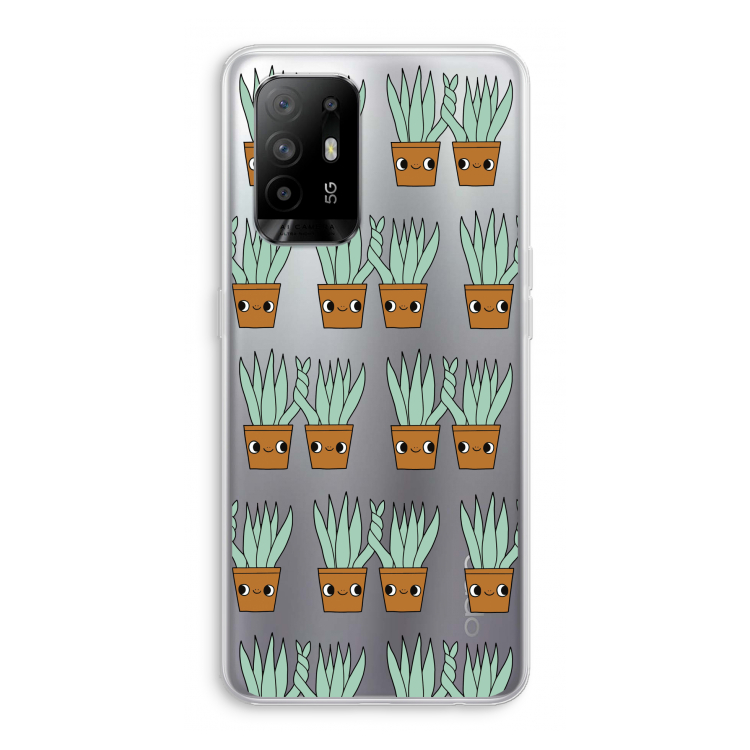 Sansevieria: Oppo A95 5G Transparant Hoesje