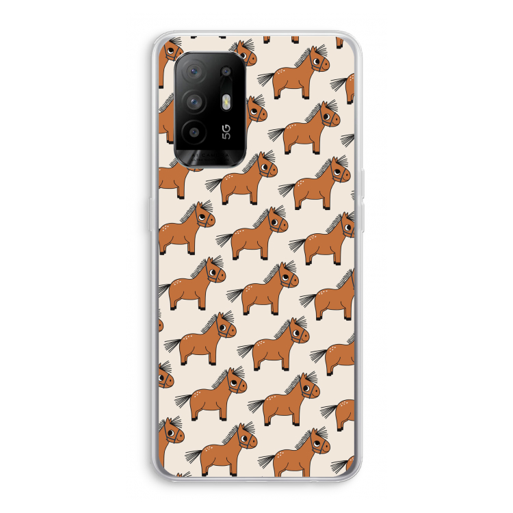 Pony: Oppo A95 5G Transparant Hoesje