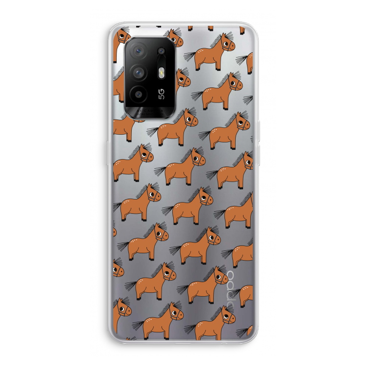 Pony: Oppo A95 5G Transparant Hoesje