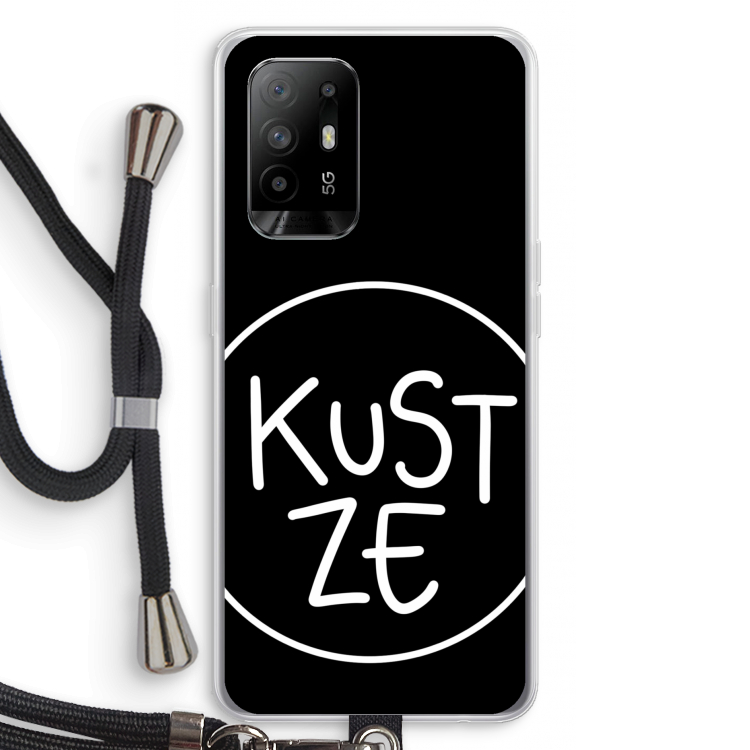 KUST ZE: Oppo A95 5G Transparant Hoesje met koord