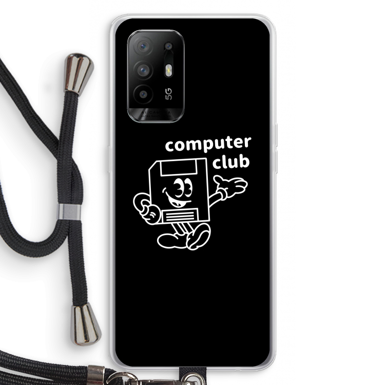 Floppyhead: Oppo A95 5G Transparant Hoesje met koord
