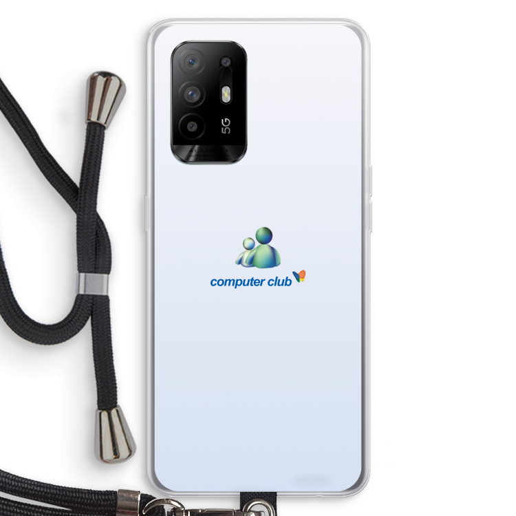 MSN: Oppo A95 5G Transparant Hoesje met koord