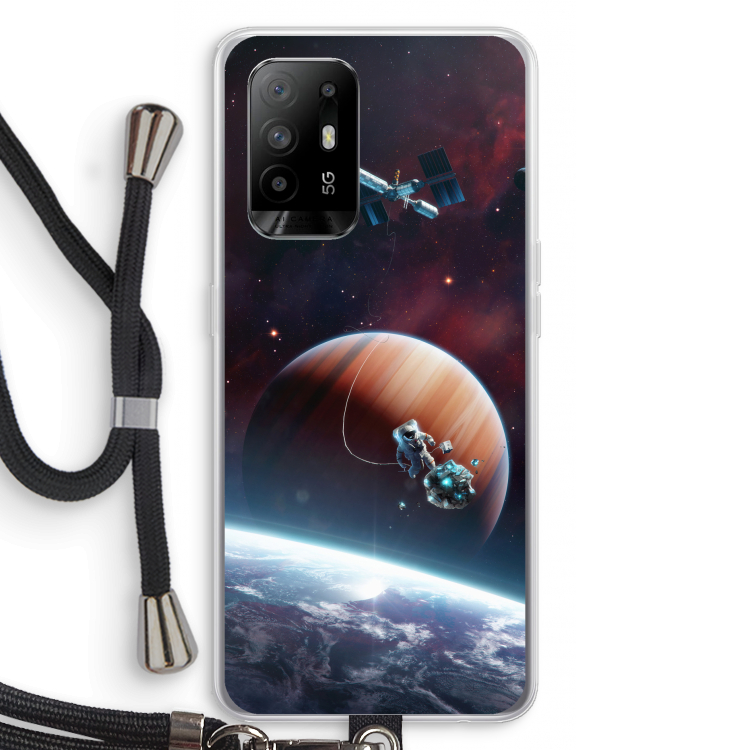 Examiner: Oppo A95 5G Transparant Hoesje met koord