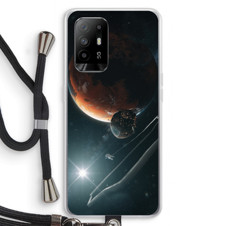 Mars Renaissance: Oppo A95 5G Transparant Hoesje met koord