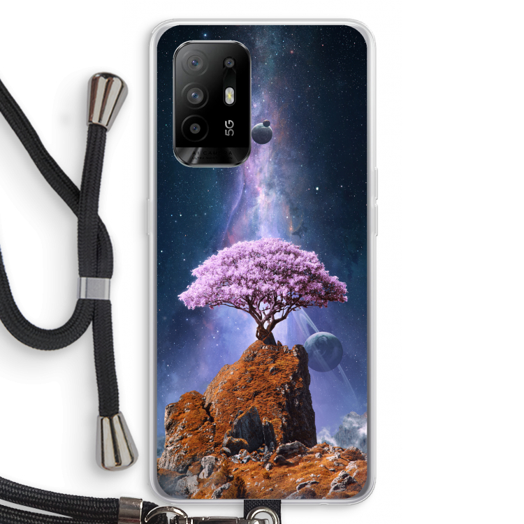 Ambition: Oppo A95 5G Transparant Hoesje met koord