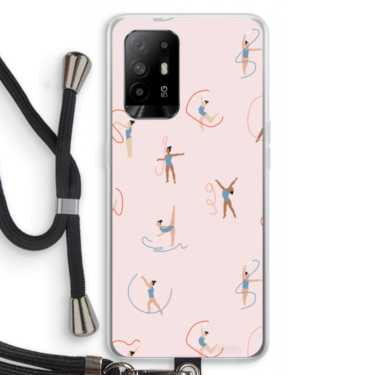 Dancing #3: Oppo A95 5G Transparant Hoesje met koord