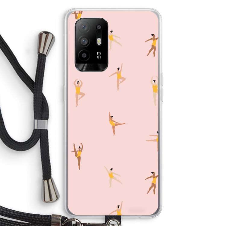 Dans #2: Oppo A95 5G Transparant Hoesje met koord