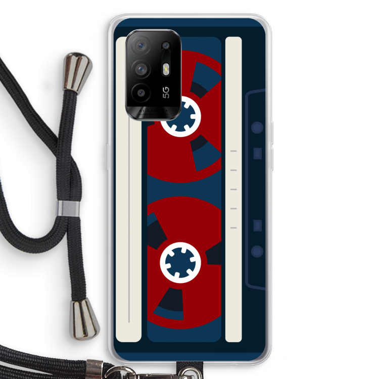 Here's your tape: Oppo A95 5G Transparant Hoesje met koord