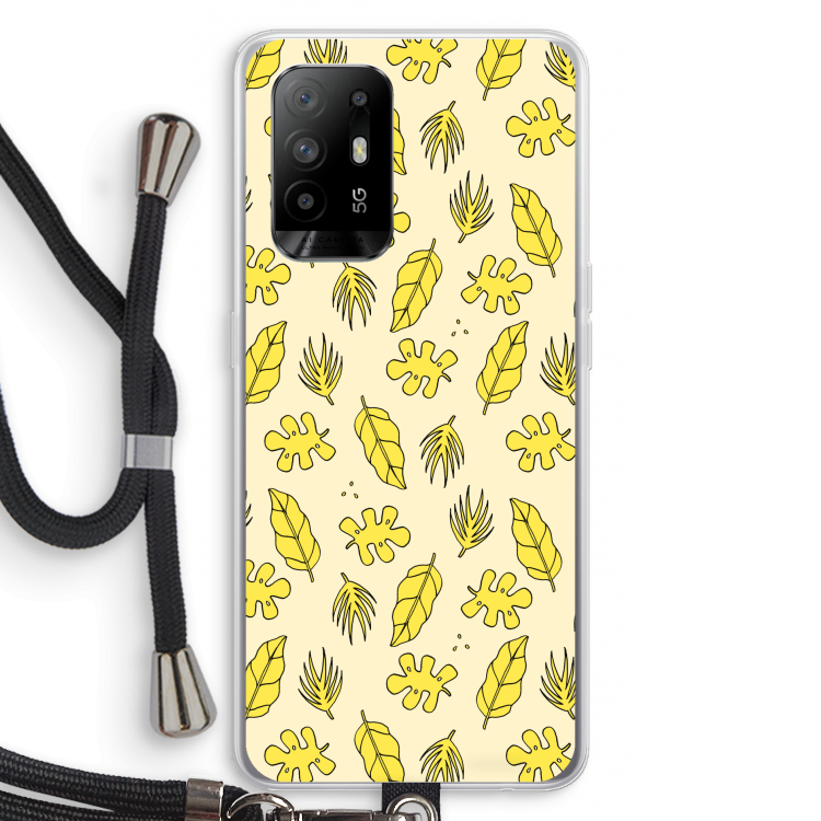Herfst: Oppo A95 5G Transparant Hoesje met koord