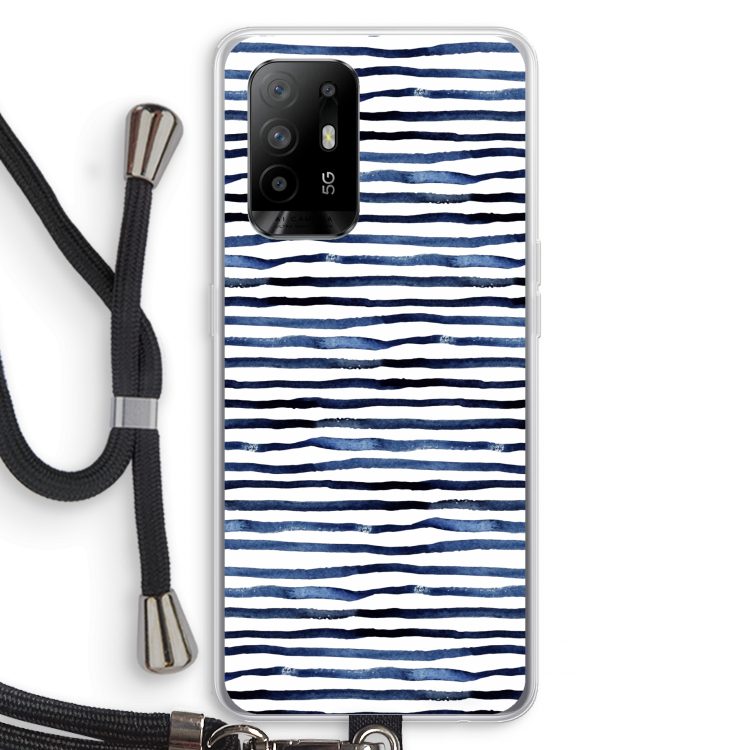 Verrassende lijnen: Oppo A95 5G Transparant Hoesje met koord